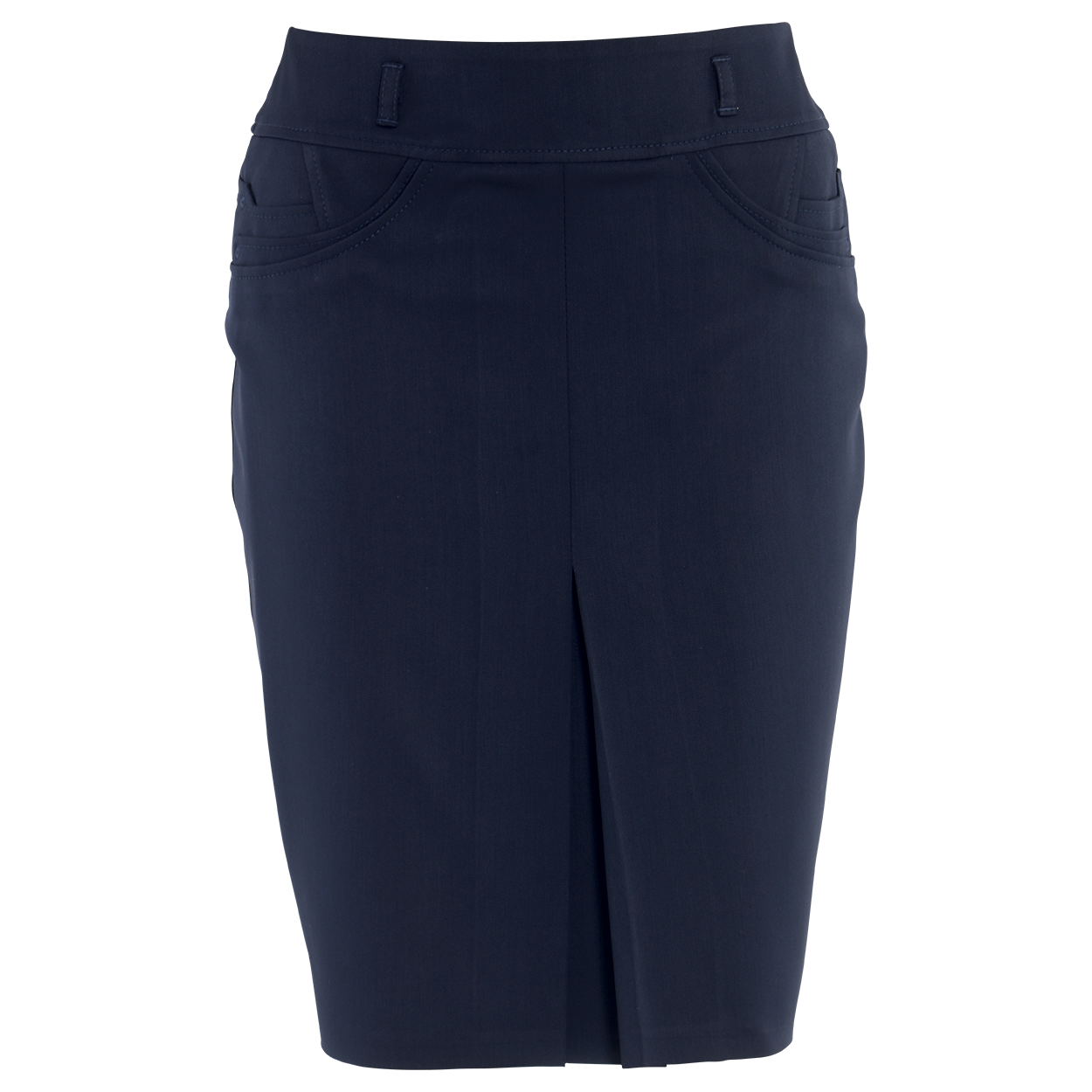 Lady's high waist skirt ANJELA NAVY - 1