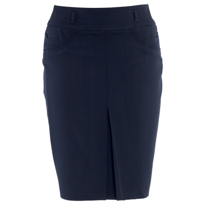 Lady's high waist skirt ANJELA NAVY - 1