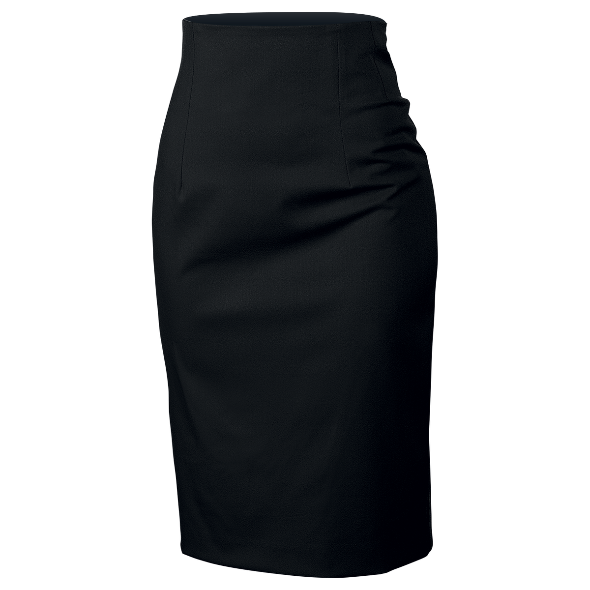 Lady's high waist skirt TEA BLACK