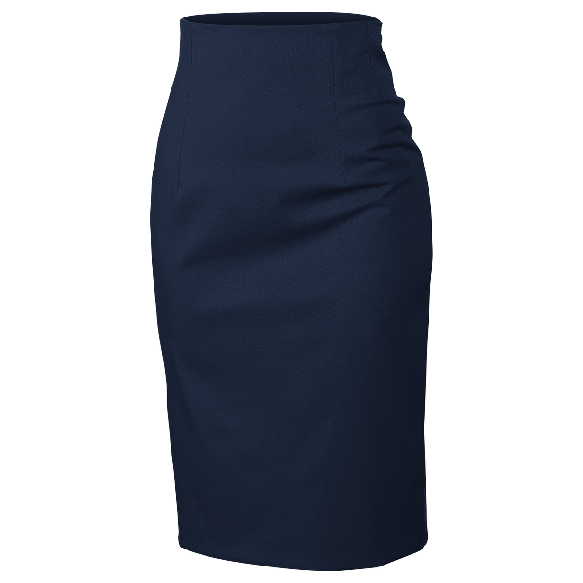 Дамска пола с висока талия TEA NAVY