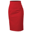 Дамска пола с висока талия TEA RED