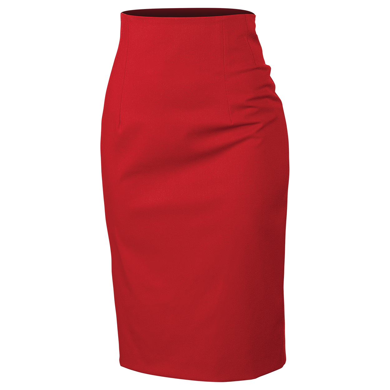 Дамска пола с висока талия TEA RED