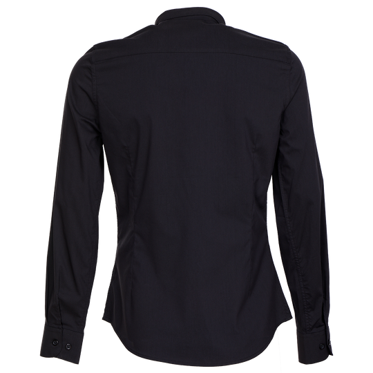 Lady's mandarin collar shirt VELILLA BLACK - 2