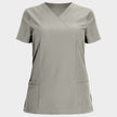 Дамска медицинска туника NOBBY LIGHT GREY - 1