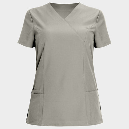 Дамска медицинска туника NOBBY LIGHT GREY - 1