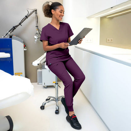 Дамска медицинска туника NOBBY PURPLE - 2
