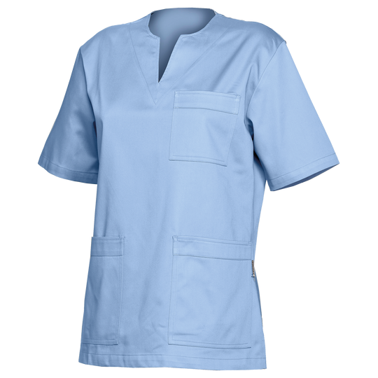 Lady's medical tunic SIENA LIGHT BLUE