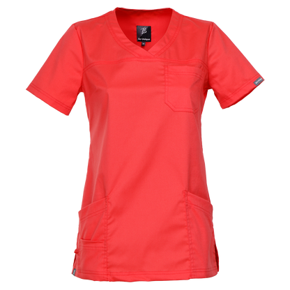 Lady's medical tunic VICTORIA CORAL - 1