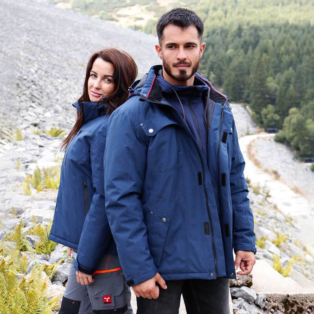 Дамска шуба MONTANA NAVY BLUE - 2