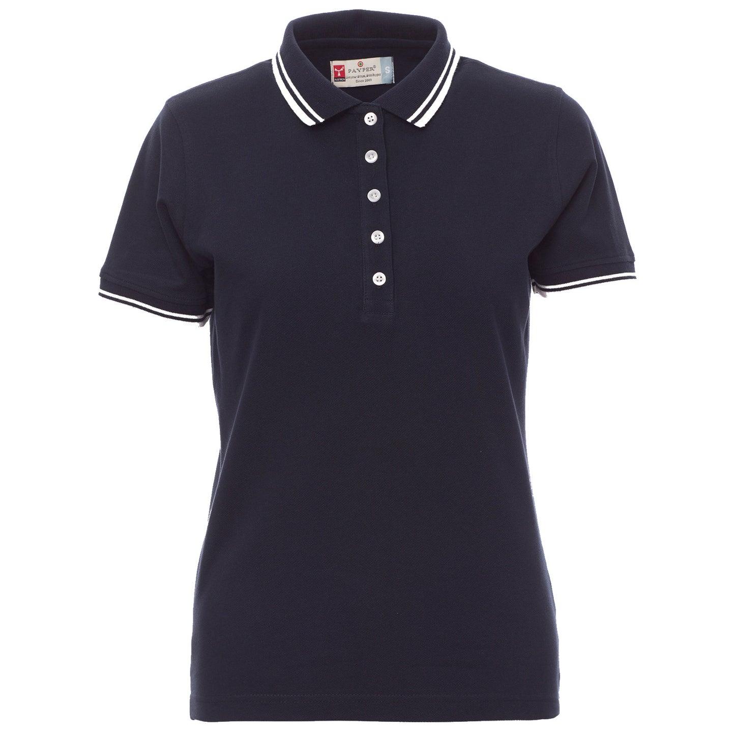 Lady's polo t-shirt PAYPER SKIPPER NAVY