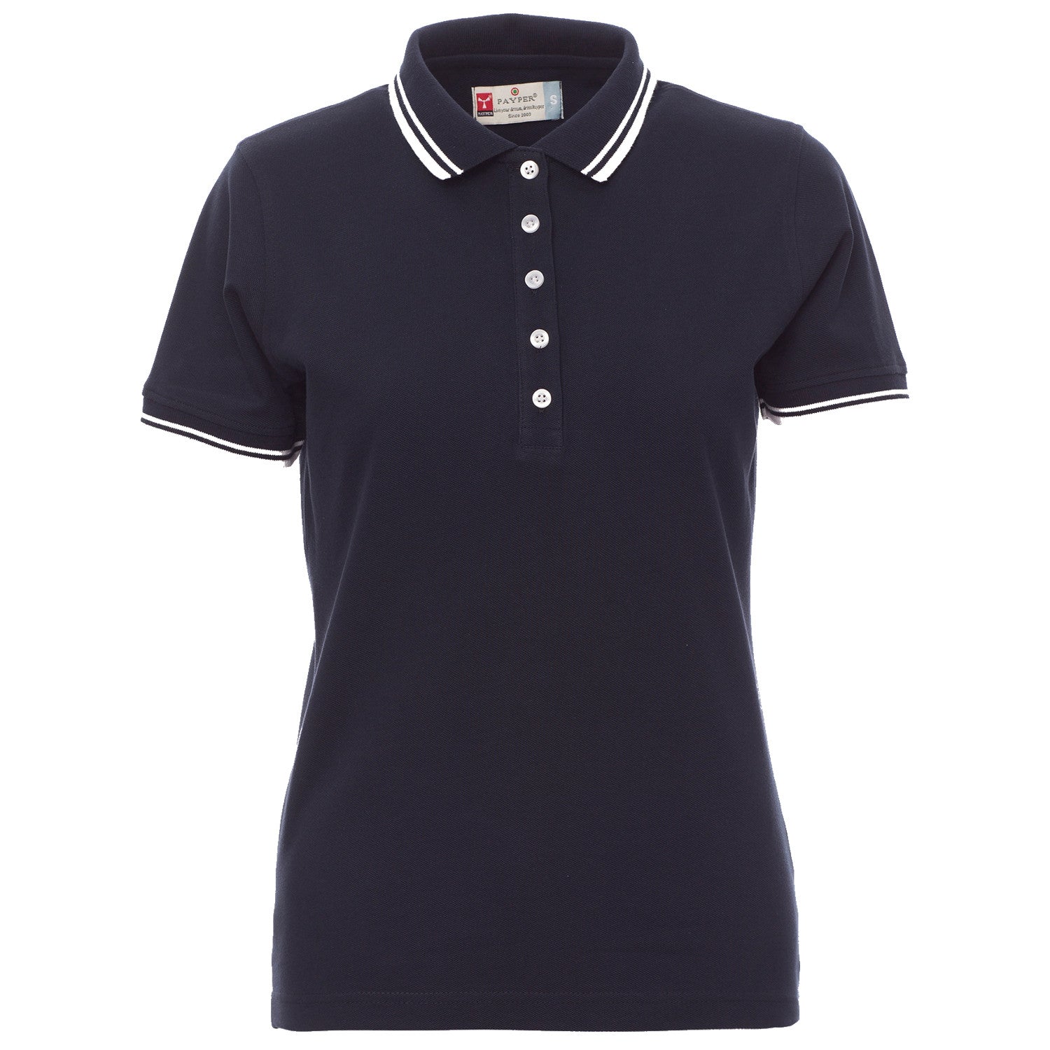 Lady's polo t-shirt PAYPER SKIPPER NAVY