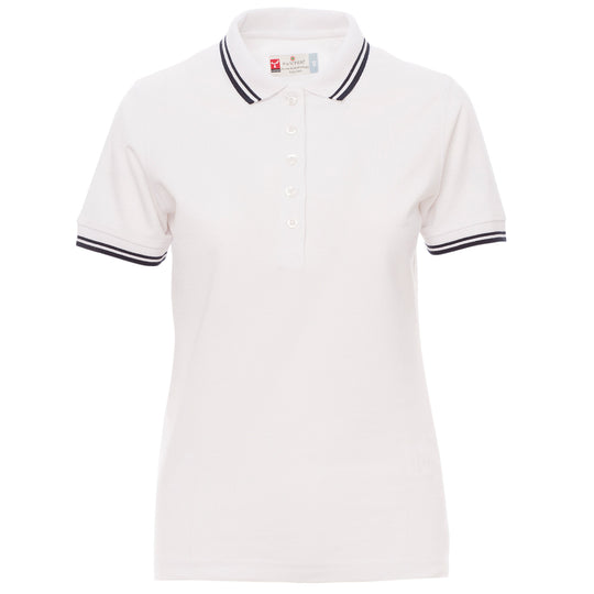 Lady's polo t-shirt PAYPER SKIPPER WHITE