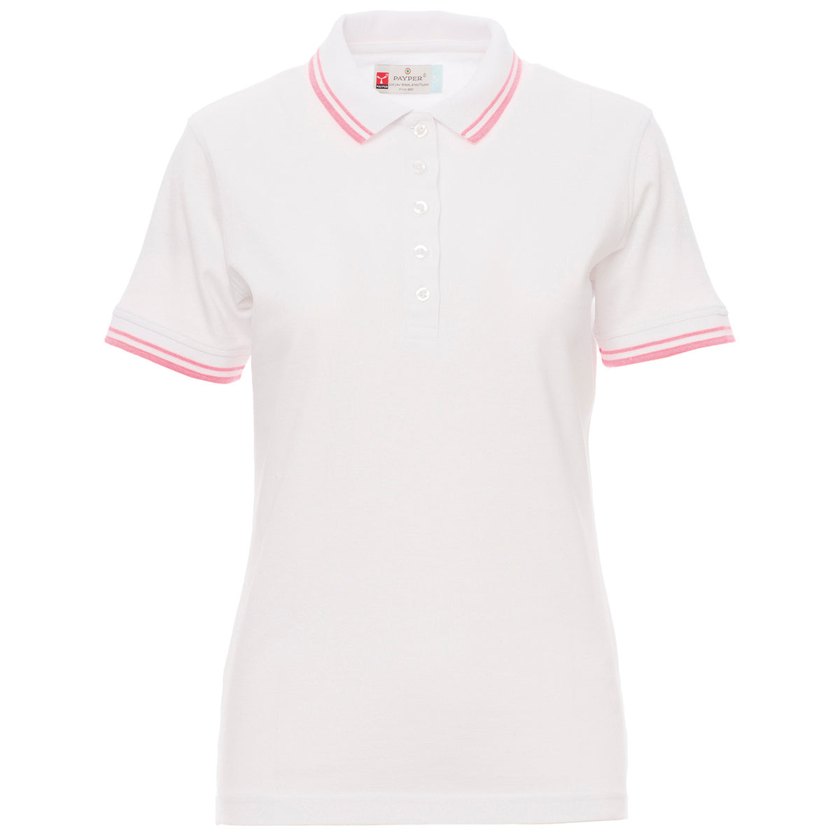 Lady's polo t-shirt PAYPER SKIPPER WHITE