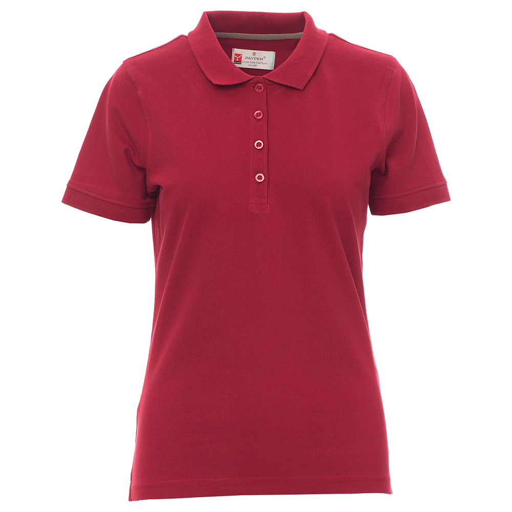 Дамска тениска с яка PAYPER VENICE BORDEAUX