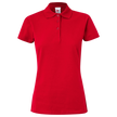 Дамска тениска с яка VELILLA RED - 1