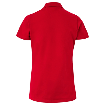 Дамска тениска с яка VELILLA RED - 2