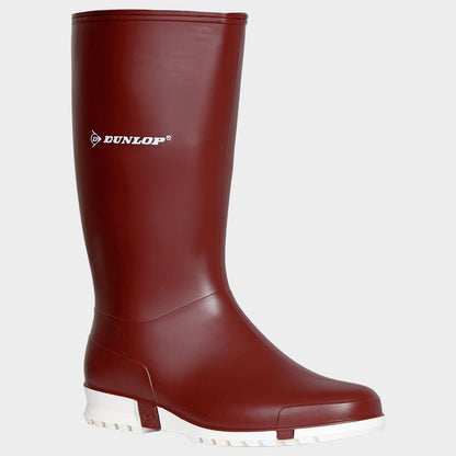Cizme de lucru pentru femei Dunlop Sport BURGUNDY/WHITE - 5