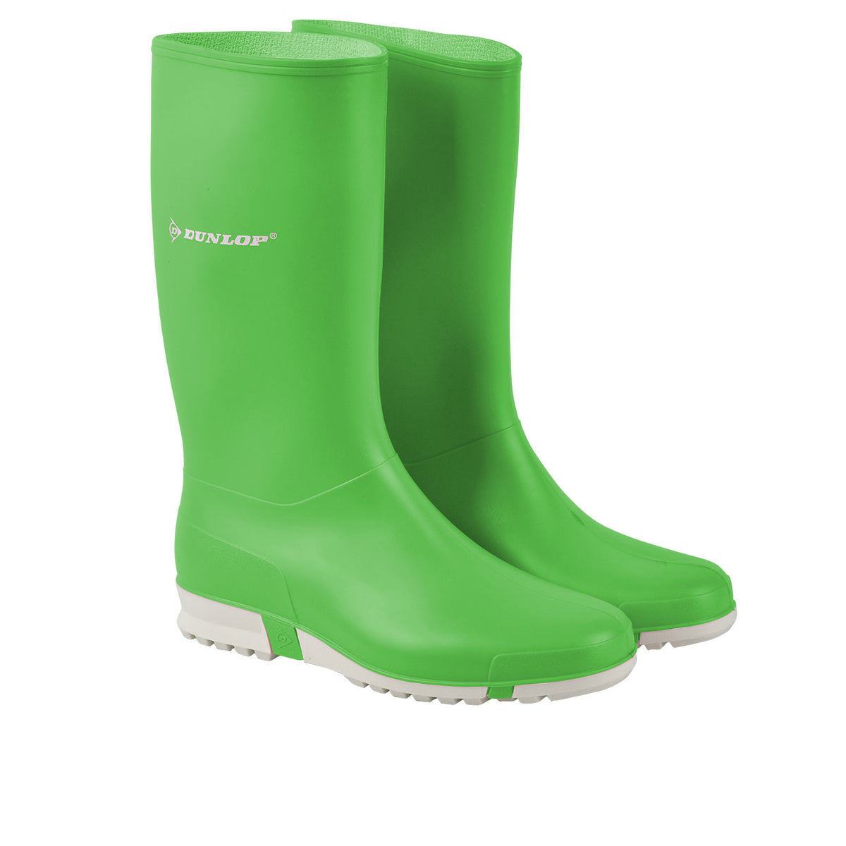 Lady's rubber boots DUNLOP SPORT LIME - 1