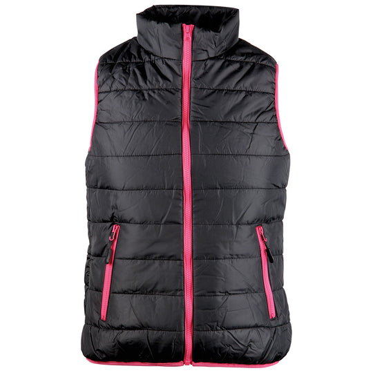 Lady's vest FLASH BLACK/PINK