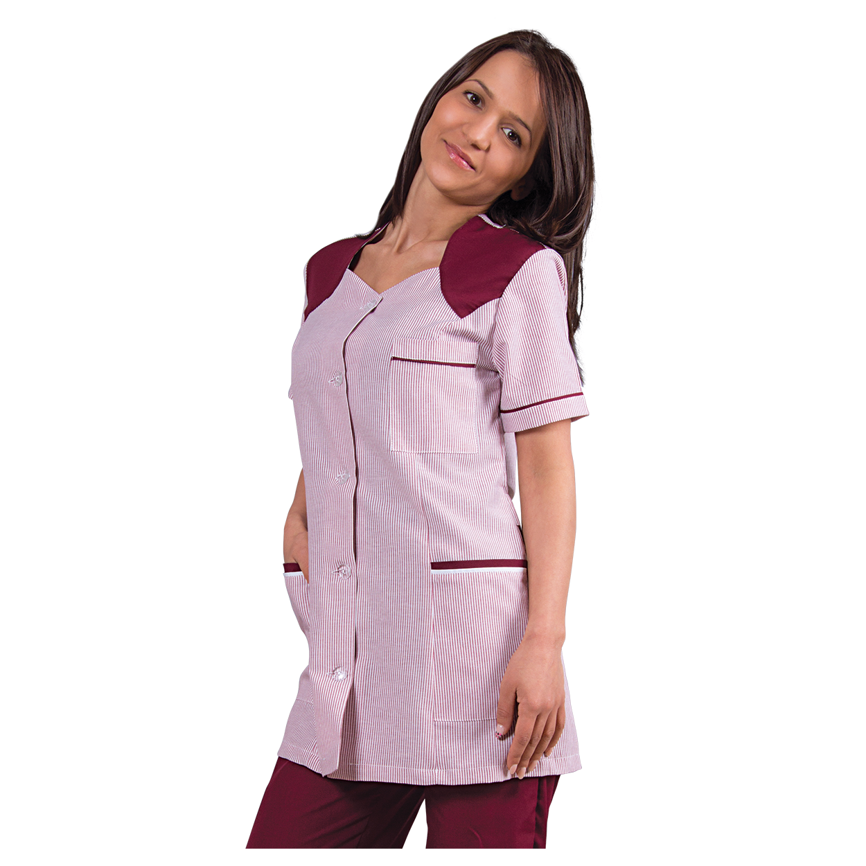Tunică de lucru pentru femei X10 BURDEAUX STRIPE