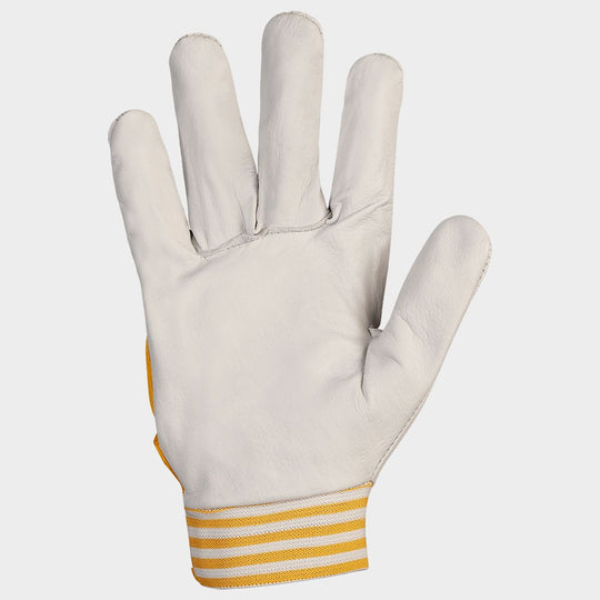 Ръкавици от кожа и плат GILT YELLOW - 2