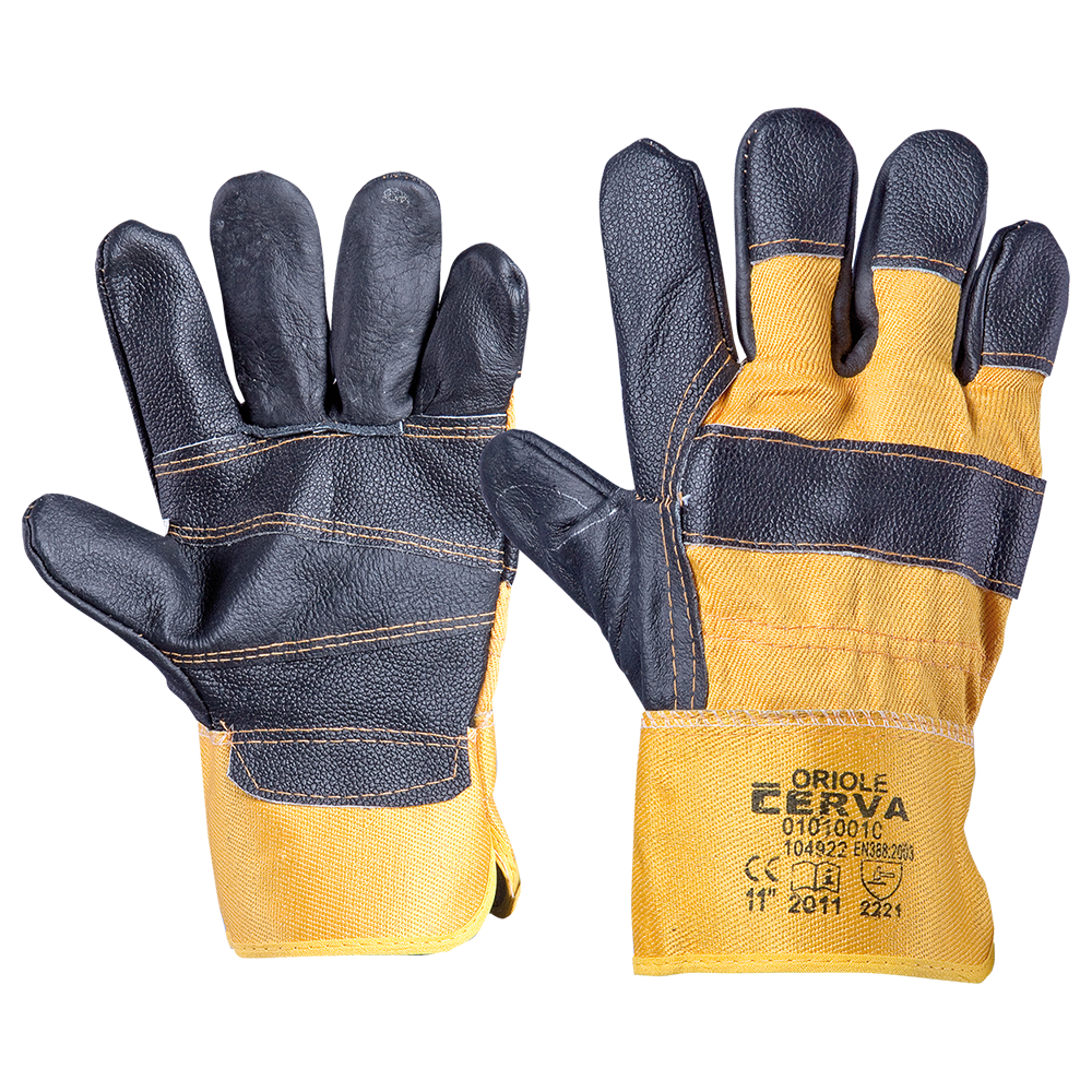 Leather and textile gloves ORIOLE