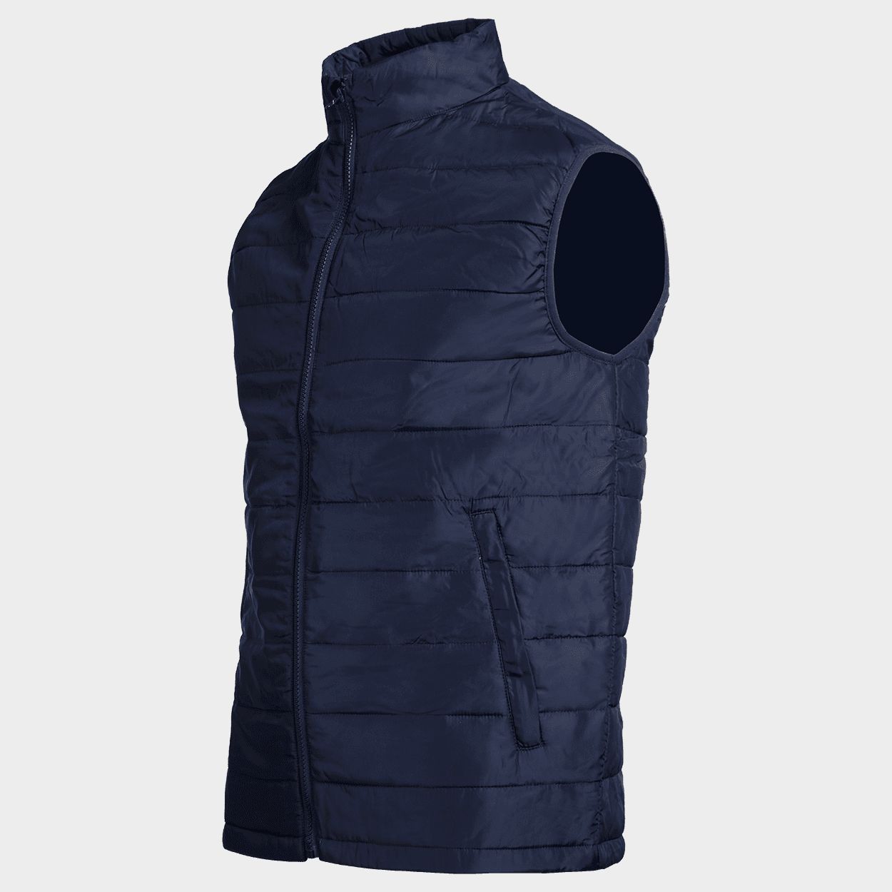 Light padded vest OMBRE DARK BLUE - 3