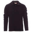 Μπλούζα πόλο με μακριά μανίκια PAYPER FLORENCE BLACK