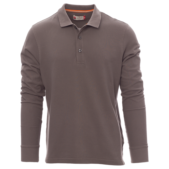 Блуза с дълъг ръкав и яка PAYPER FLORENCE DARK GREY