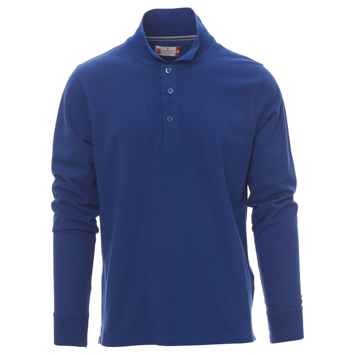 Long sleeve polo t-shirt PAYPER FLORENCE ROYAL BLUE