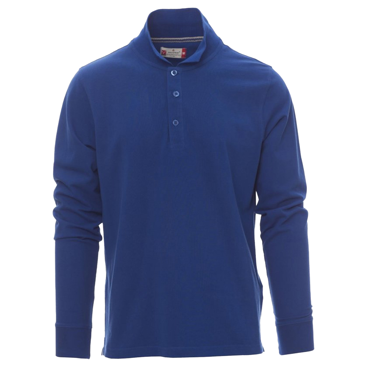 Long sleeve polo t-shirt PAYPER FLORENCE ROYAL BLUE