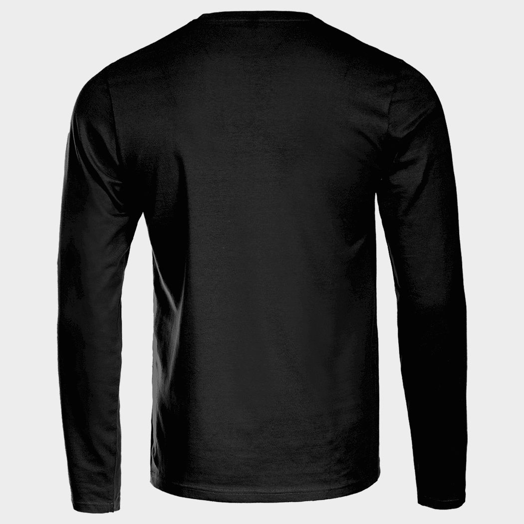 Long sleeve T-shirt STENSO KAOS BLACK - 2