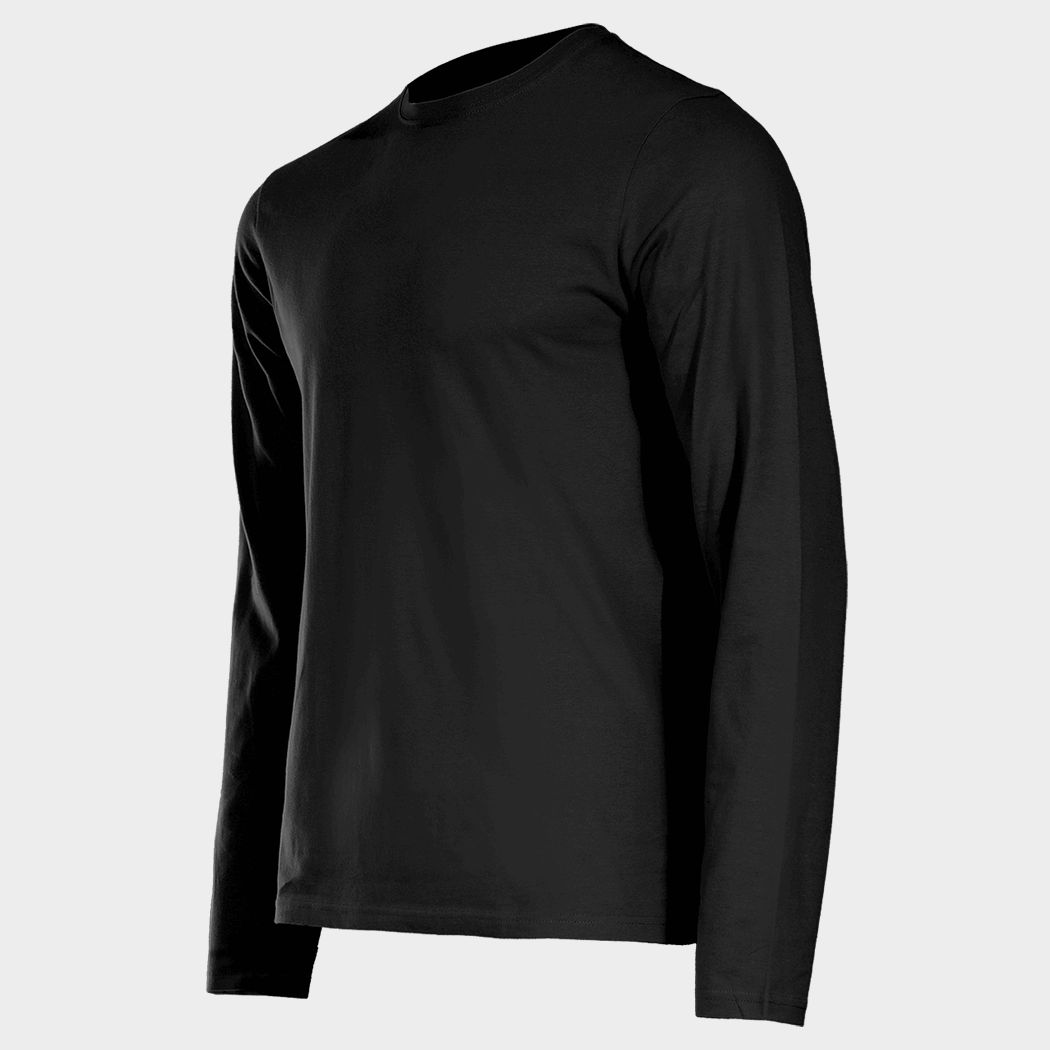 Long sleeve T-shirt STENSO KAOS BLACK - 3