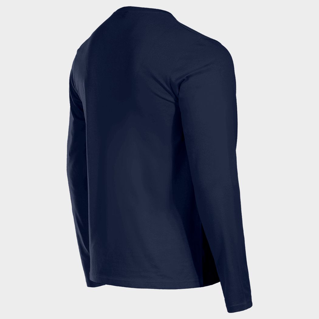 Μπλουζάκι με μακριά μανίκια STENSO KAOS NAVY - 4