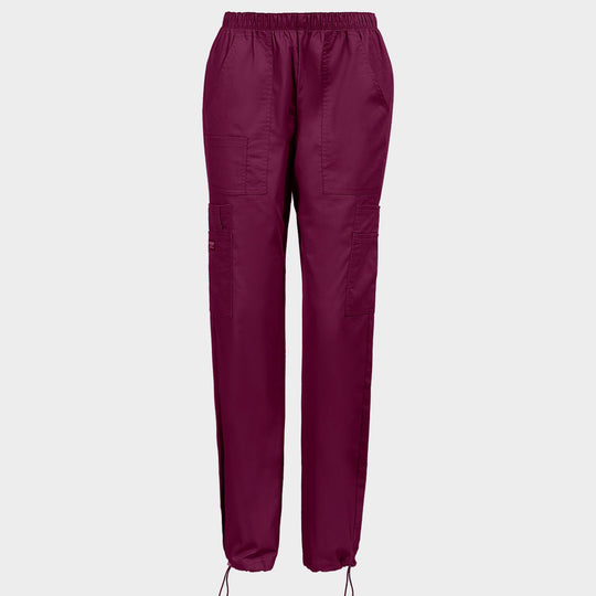 Medical trousers CHEROKEE MR CARGO BORDEAUX WWE4005 - 1