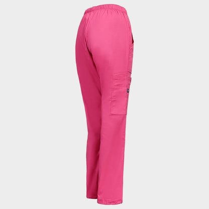 Medical trousers CHEROKEE MR CARGO PINK WWE4005 - 4