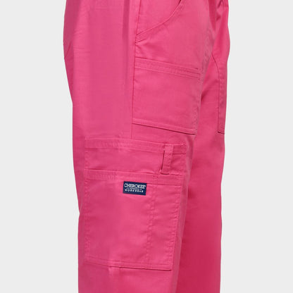 Medical trousers CHEROKEE MR CARGO PINK WWE4005 - 5