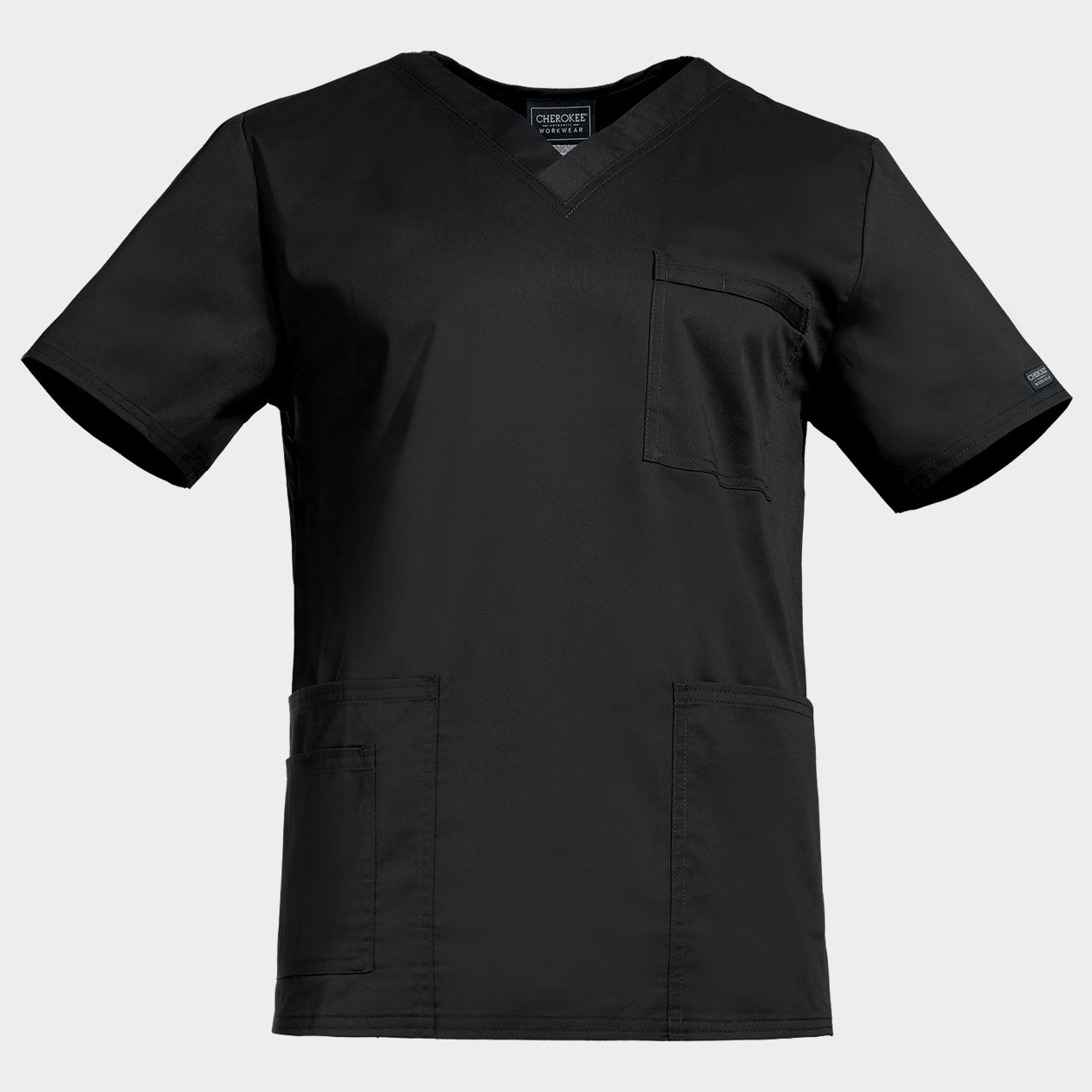 Medical tunic CHEROKEE V-NECK BLACK WWE4725 - 1