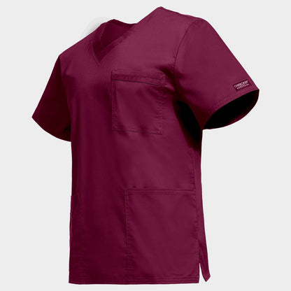Medical tunic CHEROKEE V-NECK BORDEAUX WWE4725 - 3