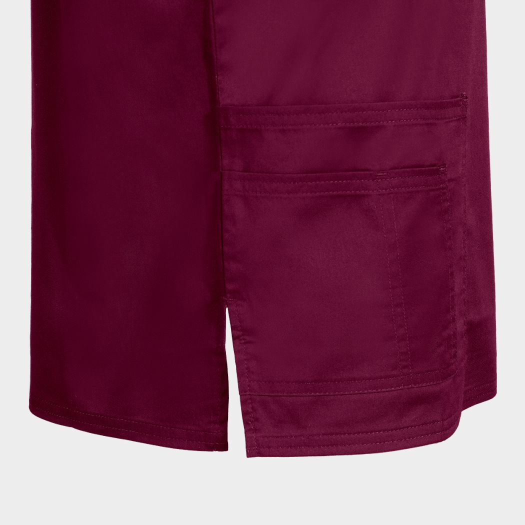 Medical tunic CHEROKEE V-NECK BORDEAUX WWE4725 - 6