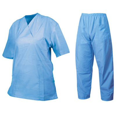 Medical tunic with pants G3 LIGHT BLUE - 1