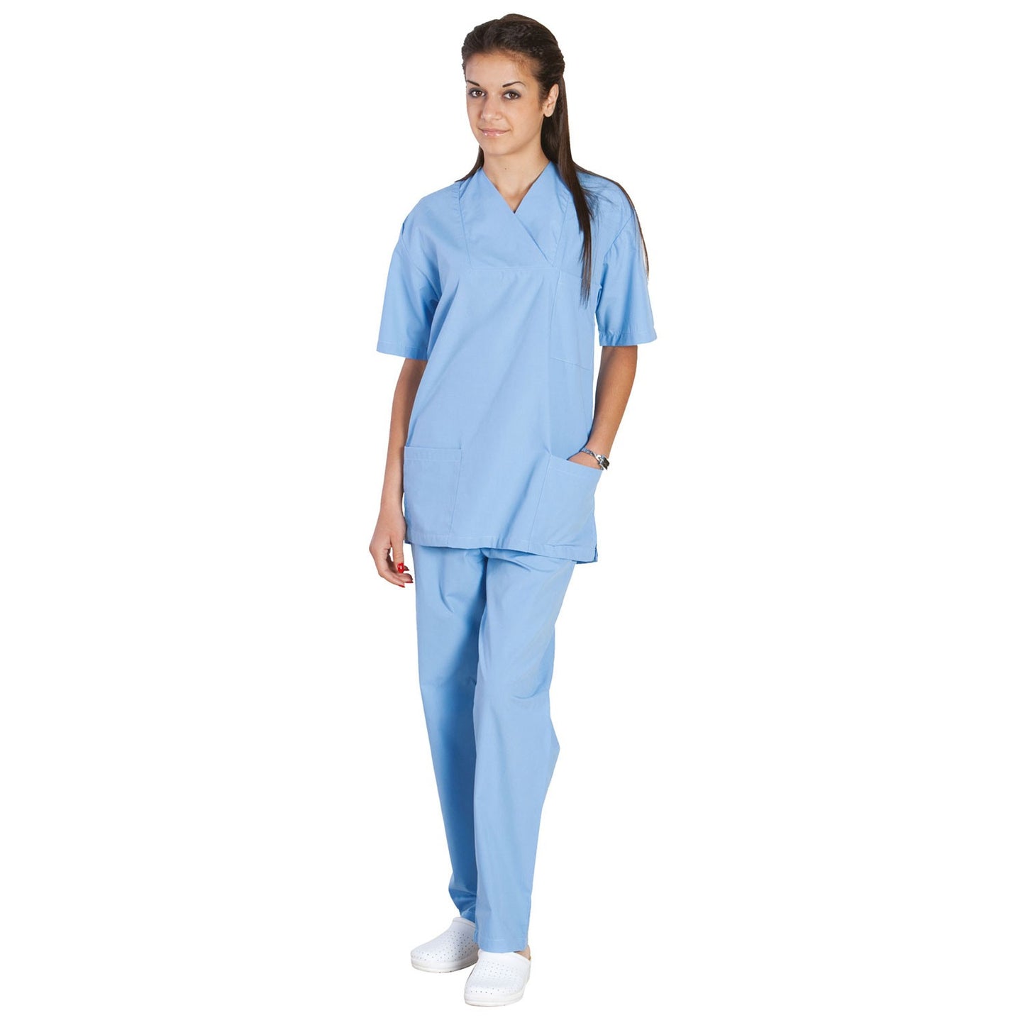 Medical tunic with pants G3 LIGHT BLUE - 2