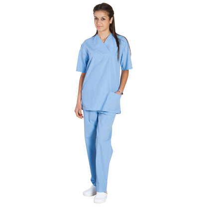 Medical tunic with pants G3 LIGHT BLUE - 2