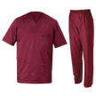 Medical tunic with pants M3 BORDEAUX - 1