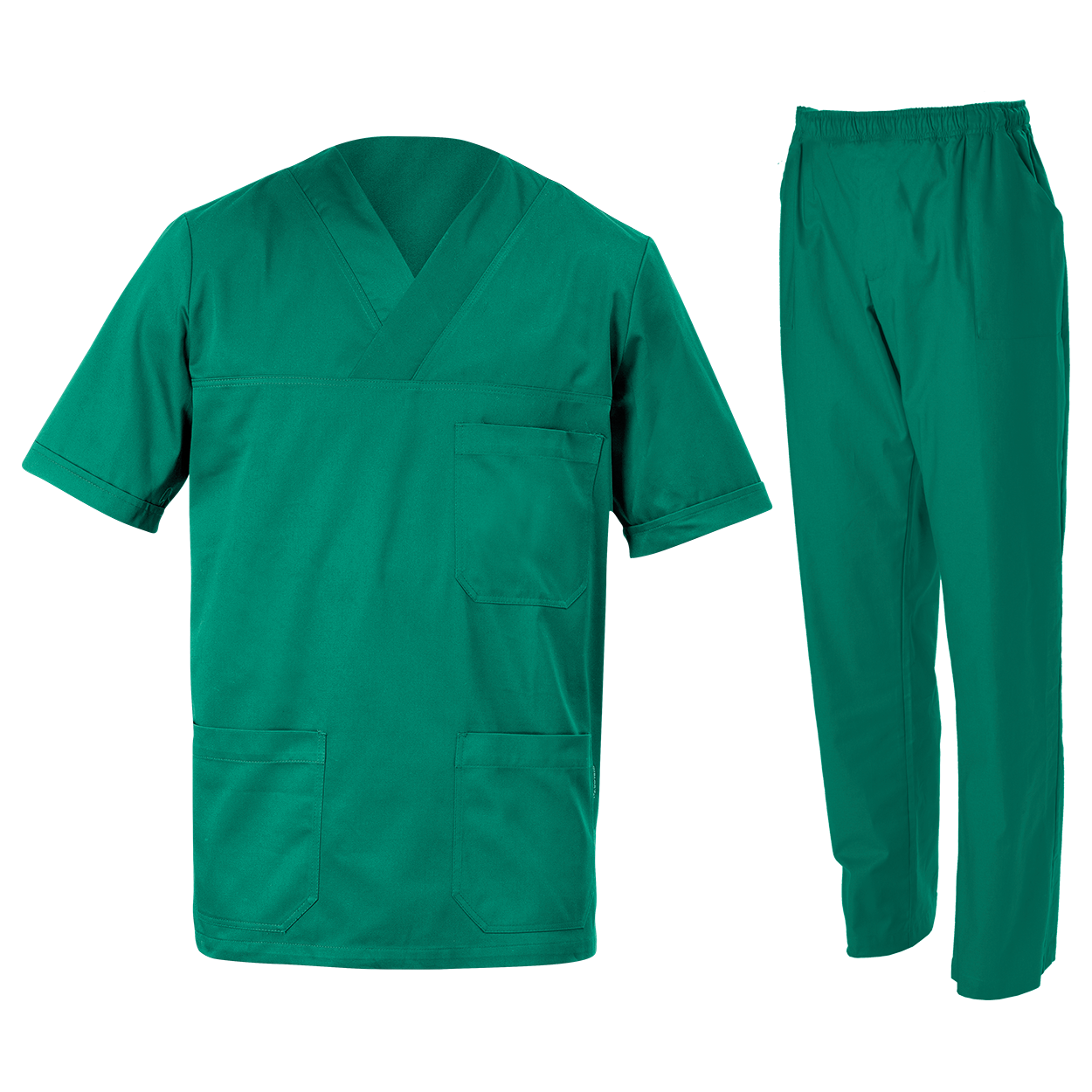 Medical tunic with pants M3 GREEN - 1
