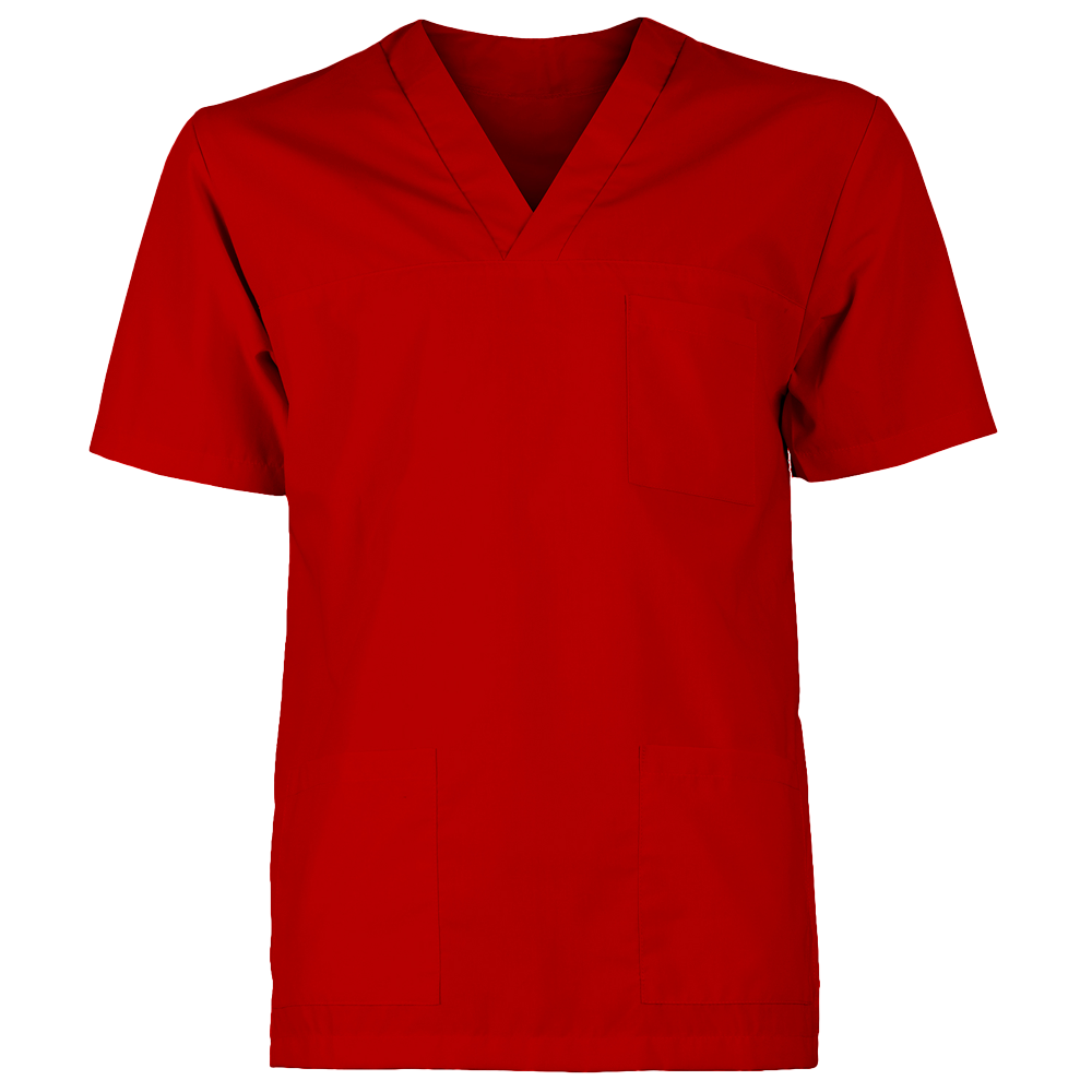 Medical tunic with pants M3 RED - 2
