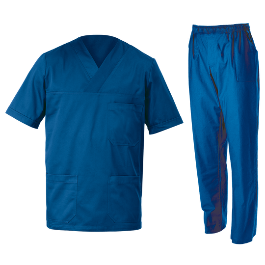 Medical tunic with pants M3 ROYAL BLUE - 1