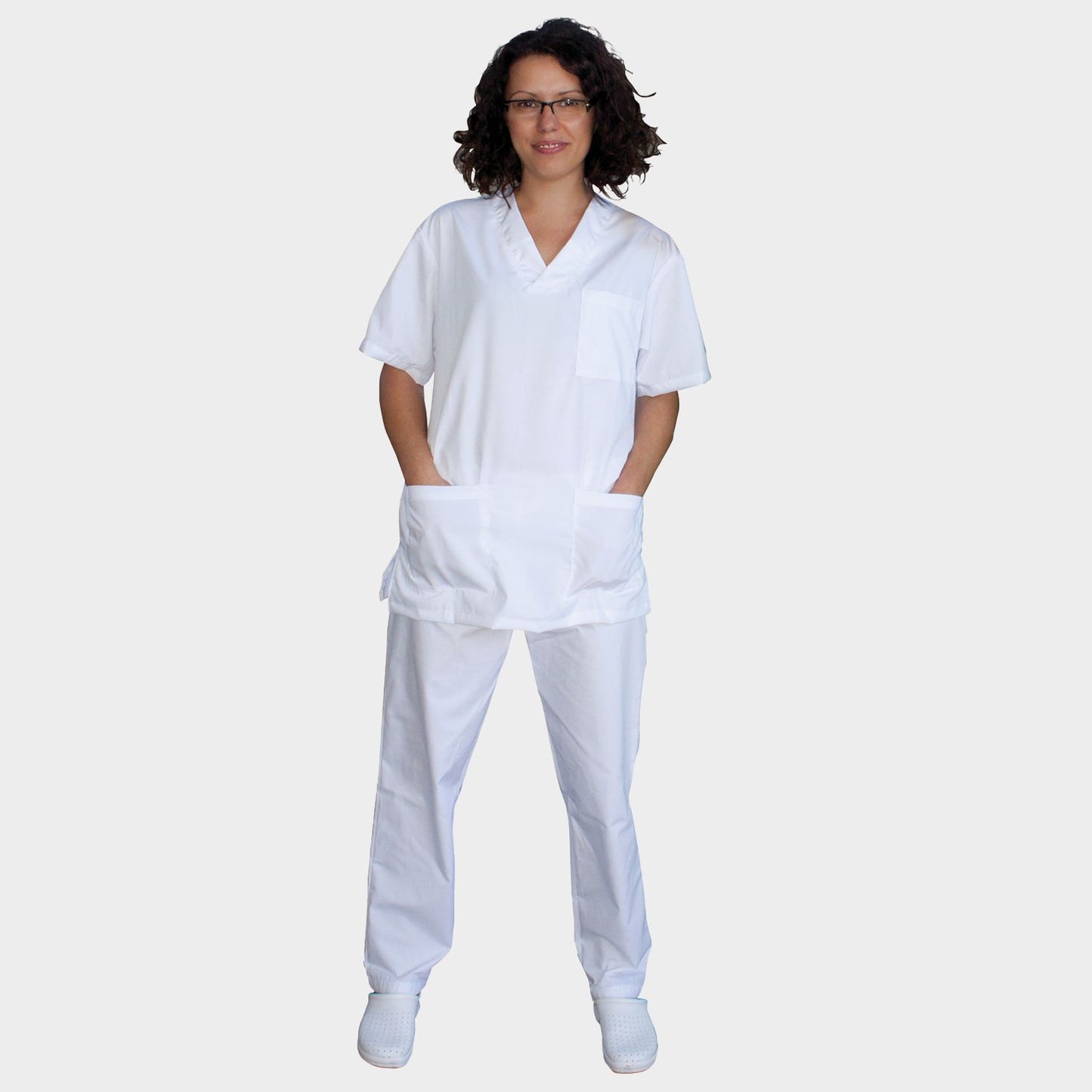 Medical tunic with pants MK3 WHITE