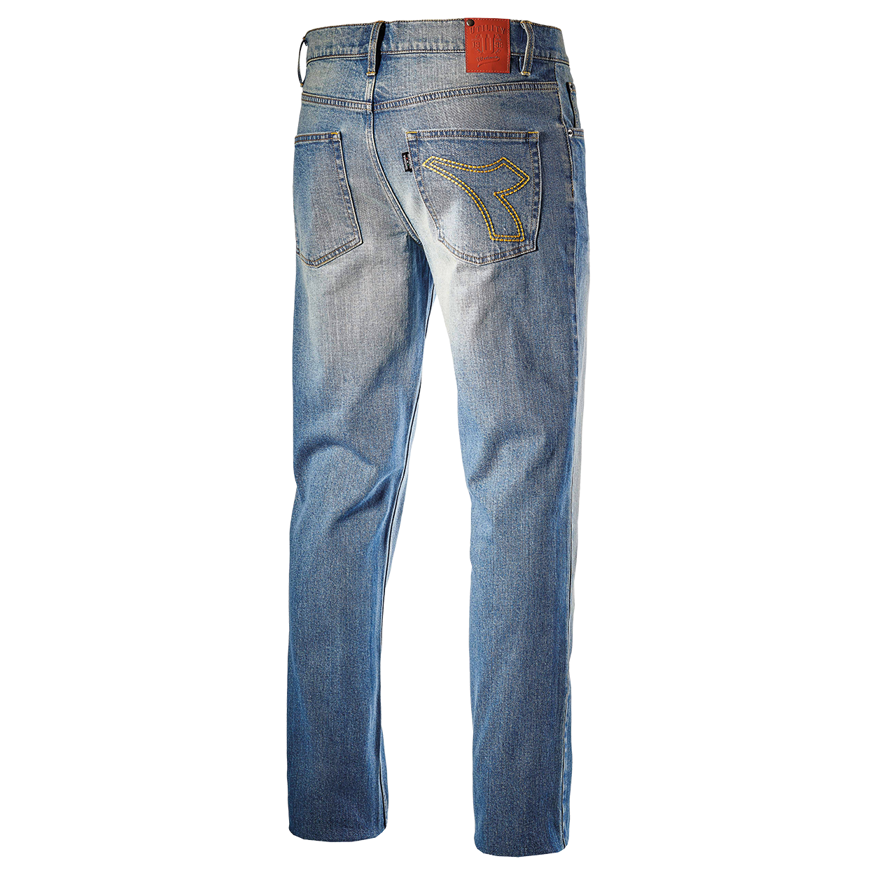 Pantaloni denim pentru bărbați DIADORA PANT STONE 5PKT ALBASTRU - 2