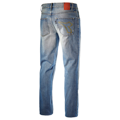 Pantaloni denim pentru bărbați DIADORA PANT STONE 5PKT ALBASTRU - 2